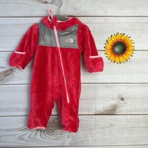 The North Face Infant Oso Fleece Hooded One Piece Jacket 0-3M
